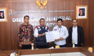 Pj Gubernur Rudy Sufahriadi Hadiri Penandatanganan Kontrak Pembangunan Kawasan Pusat Pemerintahan