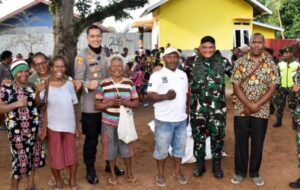 Kodim dan Polres Merauke Gelar Patroli Peduli Kasih Sambut Natal dan Tahun Baru