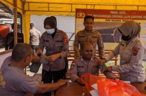 Pastikan Terus Fit, Personel Operasi Lilin Polresta Diperiksa Tim Dokkes