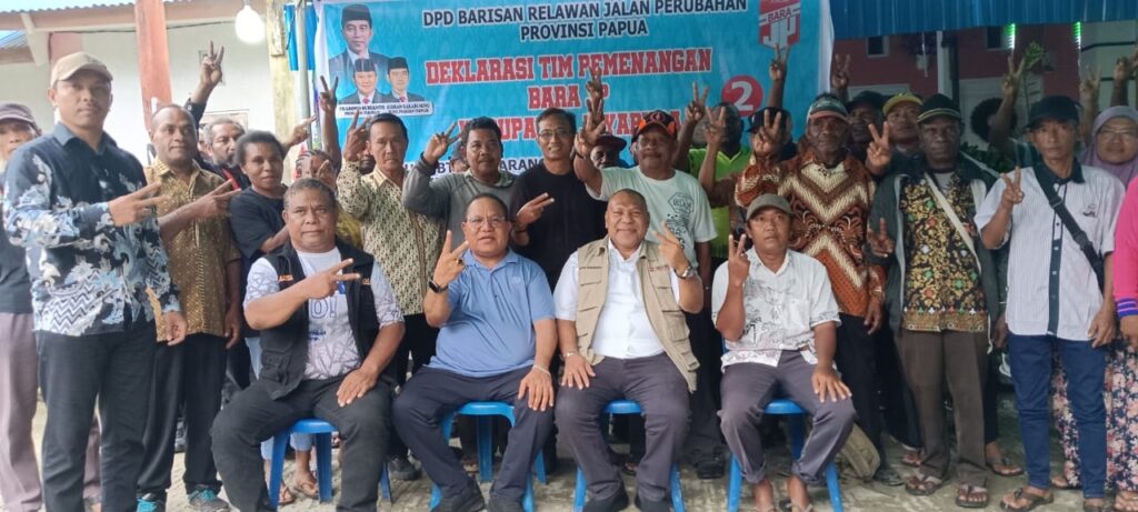BARA JP Deklarasi Dukung MDF-AR di Jayapura: “Momentum Kami untuk Menang”