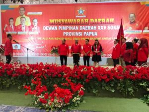 Willem Frans Ansanay Resmi Pimpin SOKSI Papua, Siap All Out Menangkan MARI-YO