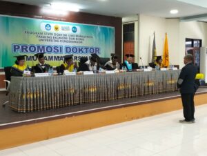 Muhammad Arsyad Raih Gelar Doktor ke-43 Ilmu Manajemen FEB Uncen dengan Predikat Sangat Memuaskan
