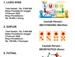 HUT Koperasi Wahana Dishub Papua Gelar Turnamen Futsal, Ludo King, dan Gaplek Berhadiah Puluhan Juta Rupiah