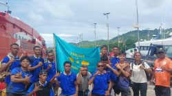 Tim Pertina Kepulauan Yapen Dilepas ke Kejurda Pace Boxing Cup I di Jayapura