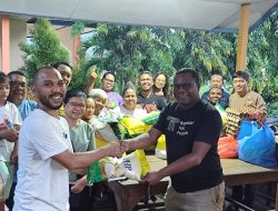 Kombas Paroki Kristus Terang Dunia Waena Topang Kebutuhan Seminari Fransiskus Asisi