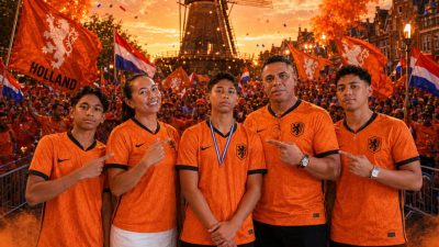Pendukung Belanda di Papua Optimistis Hadapi Swedia di Piala Dunia 2026