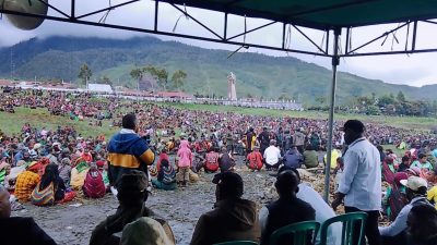 Sejarah Baru, CPNS dan PPPK Puncak Jaya Gelar Syukuran Bakar Batu, PSI Beri Apresiasi