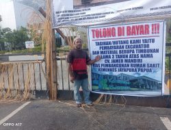 CV Jamer Mandiri Klaim Tunggakan Rp 475 Juta Proyek RSUP Jayapura Sejak 2023