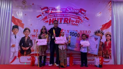 Semarak HUT RI, Hotel Suni Abepura Gelar Lomba Mewarnai, Fashion Show dan Donor Darah